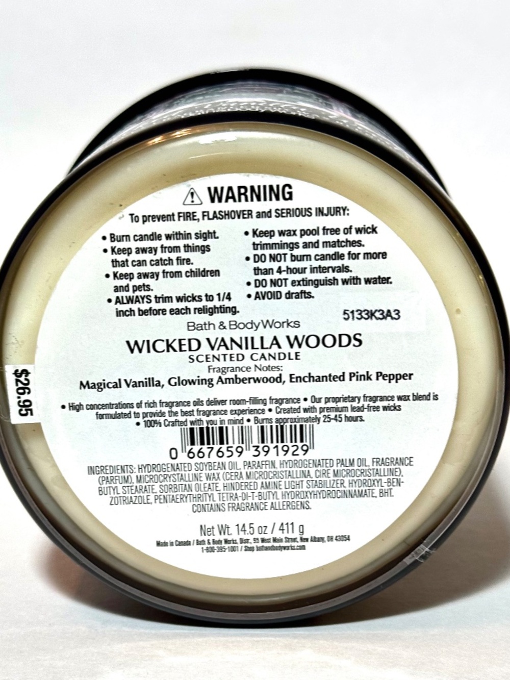 HALLOWEEN Collection BBW 3-Wick Candles - Picture 4 of 4